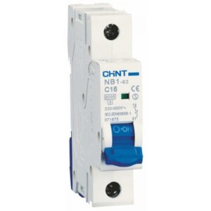 Модульний автоматич.вимикач Chint NB1-63 типВ 6кА