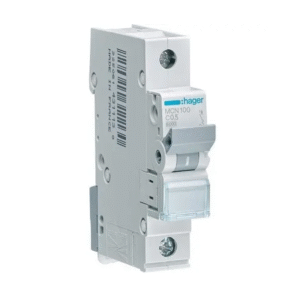 Автоматичний вимикач Hager MCN C 6kA 0.5A-63A