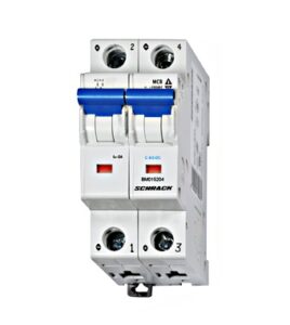 Автоматичний вимикач Schrack BM 2P C 4.5кА