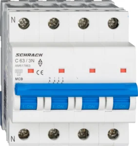 Автоматичний вимикач Schrack AM6 3P*N C 6кА