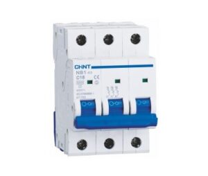 Автоматичний вимикач Chint NB1-63 3P B 6кА 1A-32A